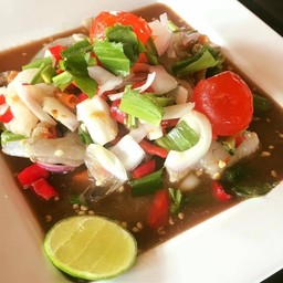 ยำกุ้งสด