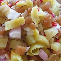 ยำผักกาด