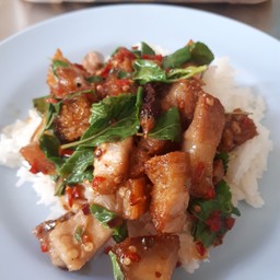 Crispy Pork With Basil