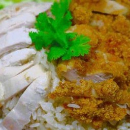 ข้าวมันไก่ผสม