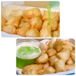 โรตีทอดกรอบนมข้น Original + โรตีทอดกรอบสังขยาใบเตย