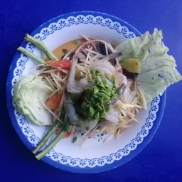 ตำกุ้งสด