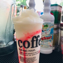 โยเกิร์ตลิ้นจี่ปั่น แก้ว 22 oz