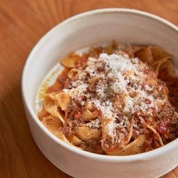 Fresh Tagliatelle, short ribs ragu, parmesan