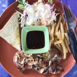 สเต็กคลองชล&ไอศกรีมปั่น