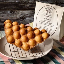 วาฟเฟิล ธรรมดา (ไม่ใส่ไส้)