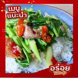 คะน้าปลาเค็ม