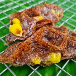 [อร่อยซ่ากับโค้ก] ขนมบ้าบิ่นมะพร้าวอ่อน- ข้าวโพด (ชุดเล็ก) +  โค้ก ออริจินัล (กระป๋อง) 