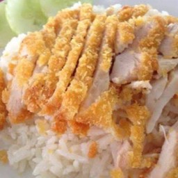 ข้าวมันไก่ทอด