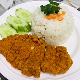 ข้าวไก่กรอบ