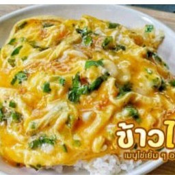 ข้าวใข่เจียวหมูสับ2ฟอง