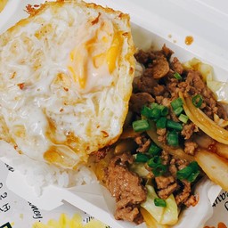 ข้าวหน้าหมูสับ/หมูชิ้นยากินิกุ