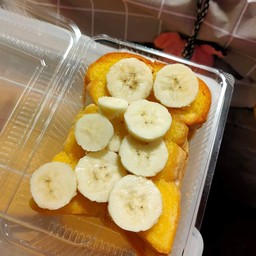 ปังปิ้งกล้วยหอมราดนม