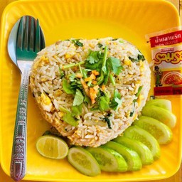 ข้าวผัดคอหมูย่าง