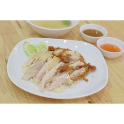 ข้าวสวยไก่ผสม