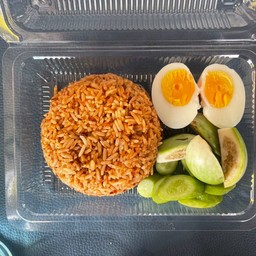 ข้างคลุกน้ำพริกนรก (เผ๋ดมาก)