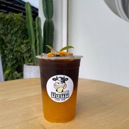 กาแฟ ส้ม เย็น