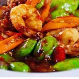 สะตอผัดพริกแกงกุ้ง