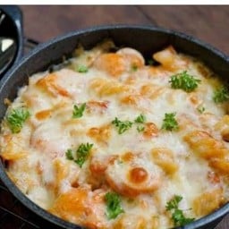 พาสต้าอบชีส เบคอน