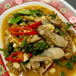 เนื้อหอยรูปีผัดฉ่า