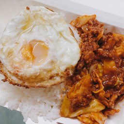 ข้าวหน้าหมูสับ/หมูชิ้นซอสเกาหลี (ปรับสูตรใหม่)