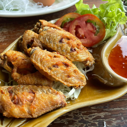 ปีกไก่กลางทอดเกลือ