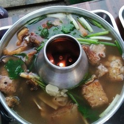 หัวปลาเก๋าต้มเผือก