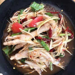 ตำตีนไก่