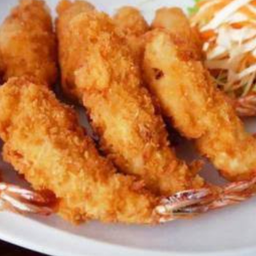 กุ้งชุปแป้งทอด