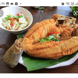 ปลากระพงทอดน้ำปลา