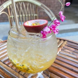 เสาวรสส้มโซดา Orange Passion Fruit Soda