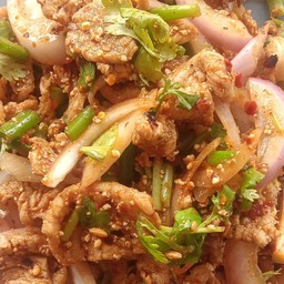 ลาบหมูชิ้น