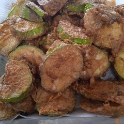 มะเขือยาวชุบไข่ทอด