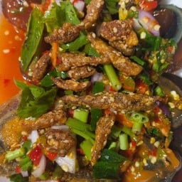 ยำไข่เยี่ยวม้า