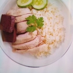 [ร้านข้าวมันไก่โกป๊อก] ข้าวมันไก่ต้ม