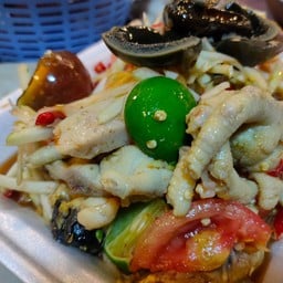 ตำปูปลาร้าซุเปอร์หอยเชอร์รี่ไข่เยียวม้าหมูยอ