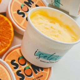 ส้มส้ม ซอร์เบท์  (ไม่ผสมนม เจ ทานได้)