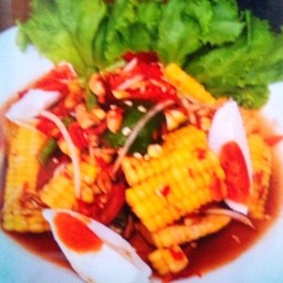 [ร้านตำแซ่บ ณ ริมโขง] ตำข้าวโพดไข่เค็ม