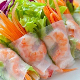 เมี่ยงโรลกุ้ง