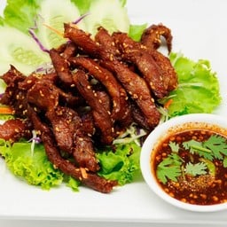 เนื้อแดดเดียวทอด ใหญ่