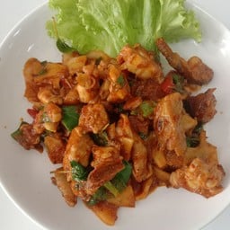 ผัดเผ็ดหน่อไม้ดอง(กับข้าว)