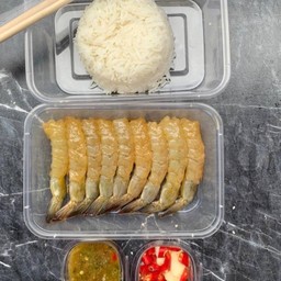 Set กุ้งแก้วน้ำปลากวน