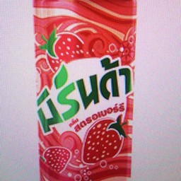 [เครื่องดื่ม] Mirinda Stawberry แบบกระป๋อง 245 ml.