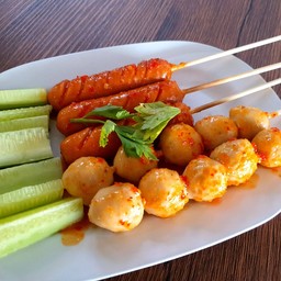 ลูกชิ้นปิ้ง ไม้ละ