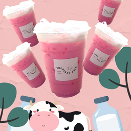 นมชมพูเย็น