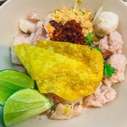 ก๋วยเตี๋ยวต้มยำแห้ง+ซุป