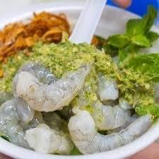 กุ้งสด ราดน้ำจิ้มซีฟู้ดนมสด