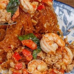 วุ้นเส้นผัดพริกเผา