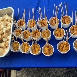 หมูสะเต๊ะ ชุด 40 ไม้