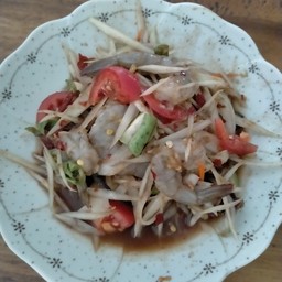 ตำกุ้งสด